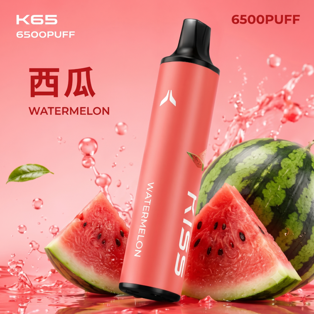 一次性電子煙｜KIS5 磁吸雙味 6500口 西瓜口味