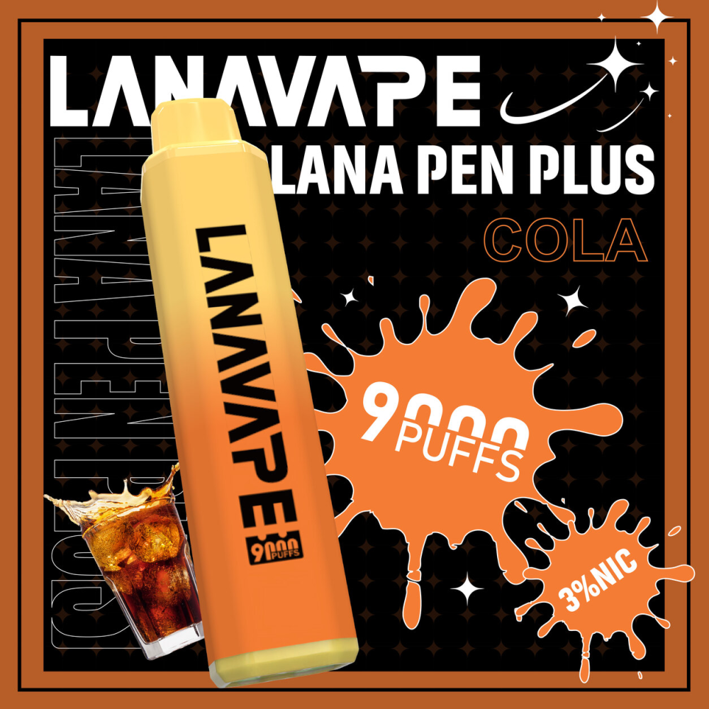 一次性電子煙｜LANA PEN PLUS 9000口 可樂