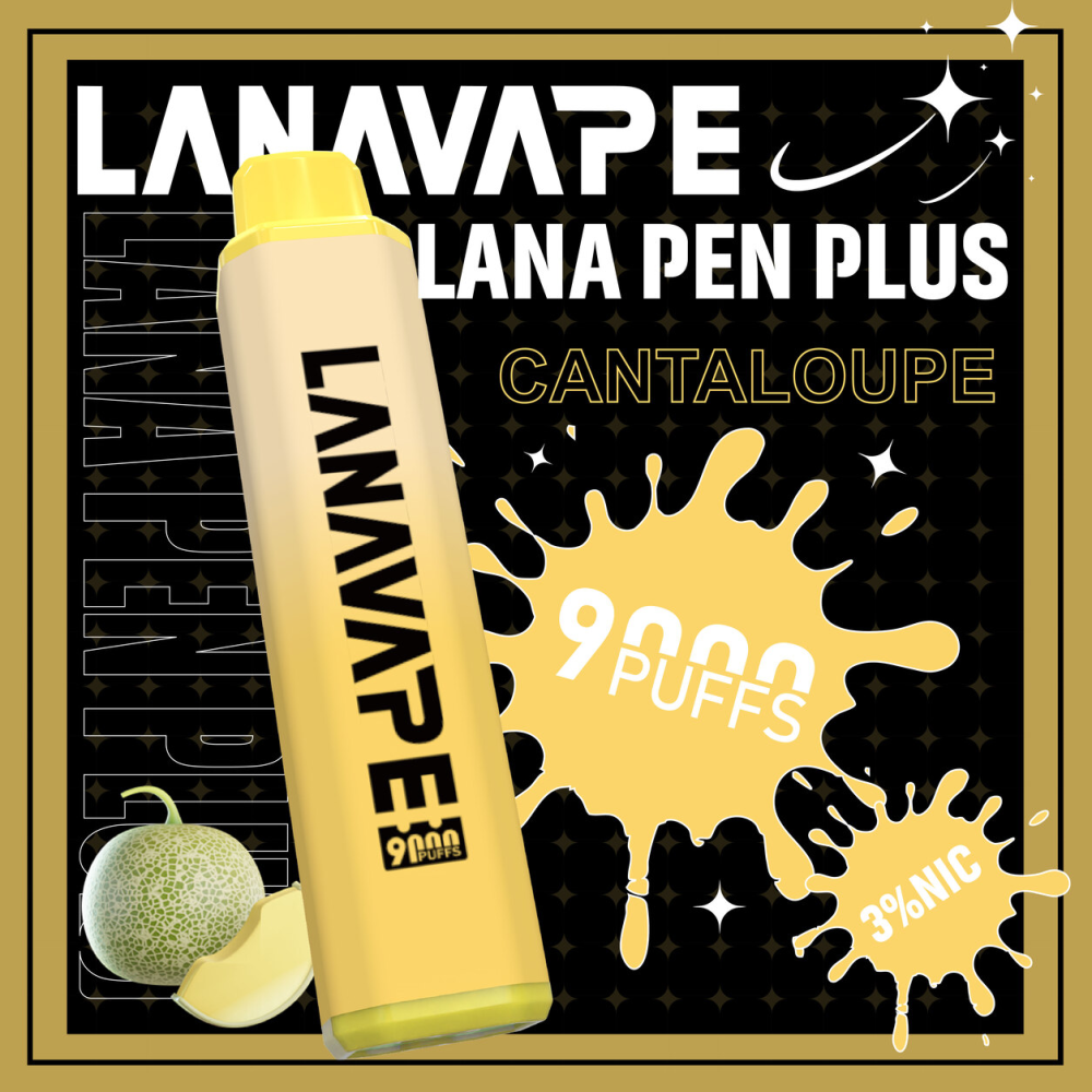 一次性電子煙｜LANA PEN PLUS 9000口 哈密瓜