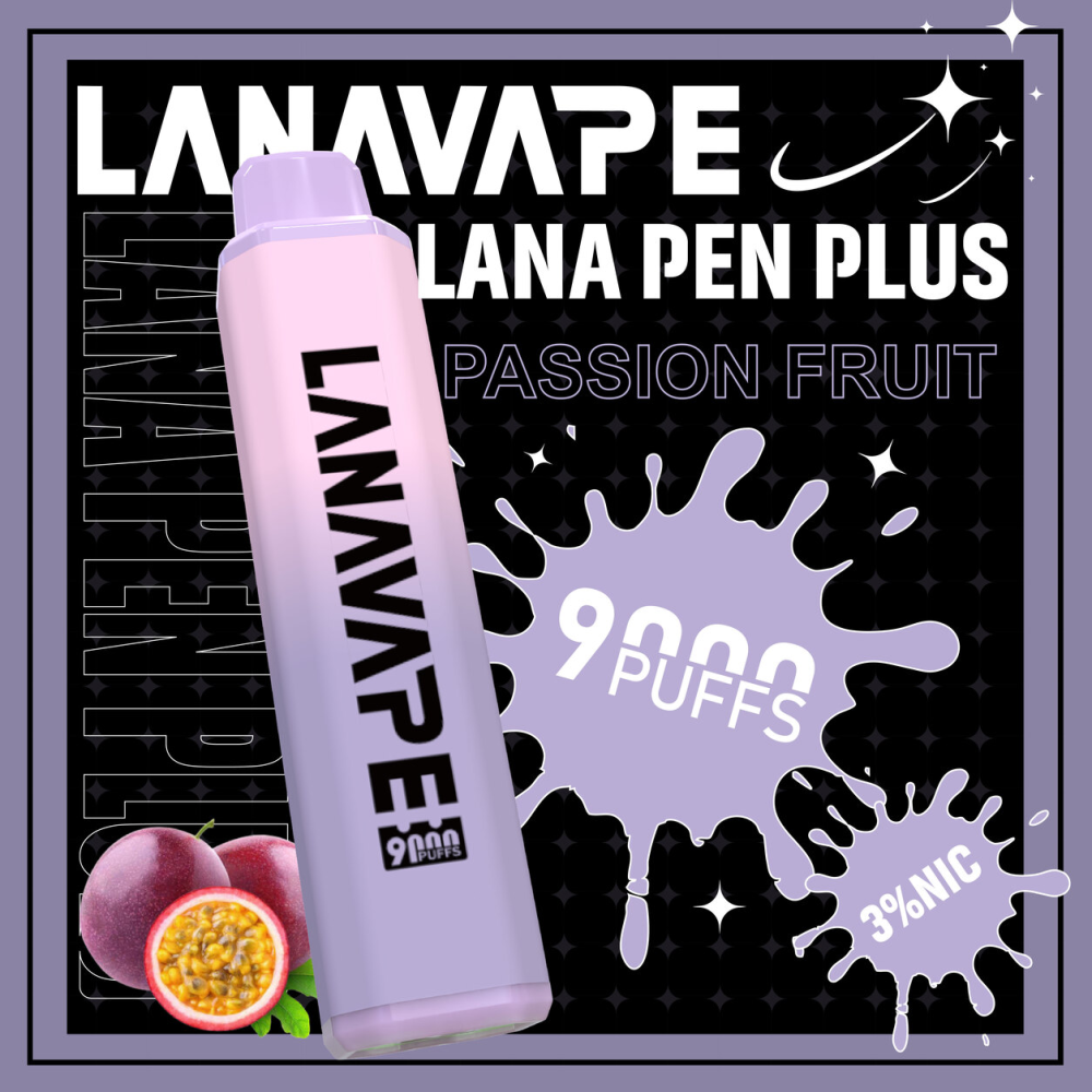 一次性電子煙｜LANA PEN PLUS 9000口 百香果