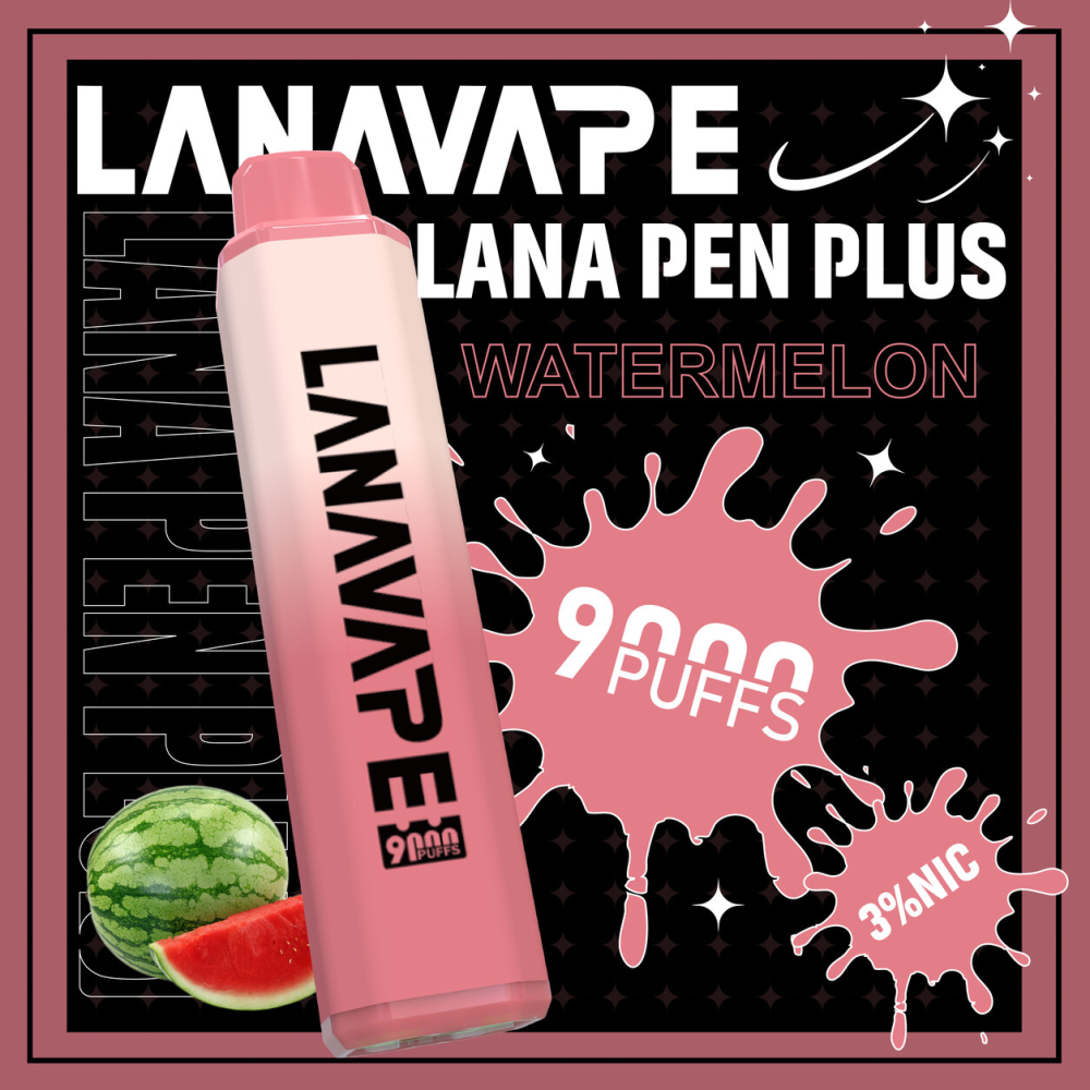 一次性電子煙｜LANA PEN PLUS 9000口 西瓜