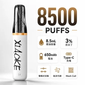 一次性電子煙｜XIAOKE 梟客 8500口 產品主圖 1