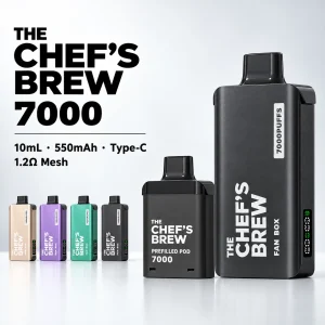 CHEF' BREW 廚師佳釀 7000口 拋棄式電子煙 Type-C