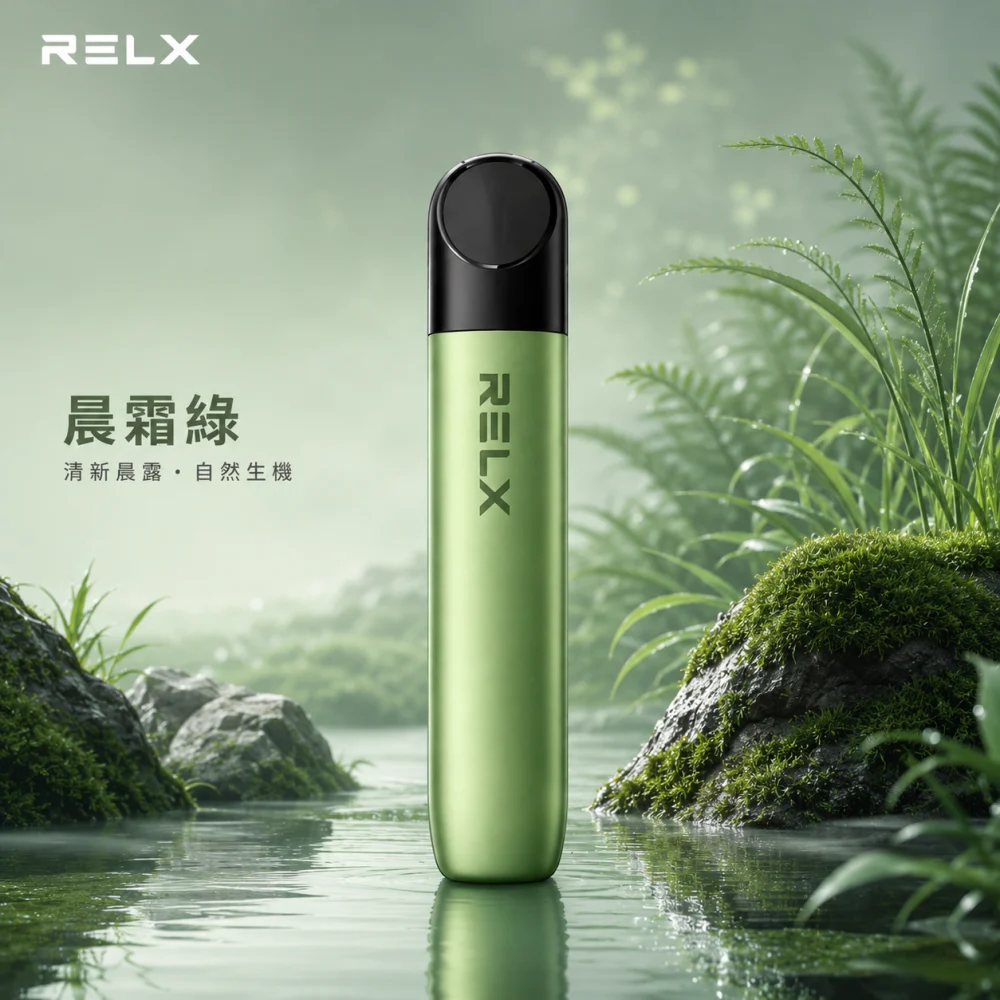 換彈式主機｜RELX 幻影 主機 晨霜綠