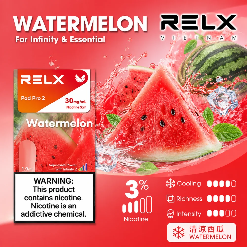 替換式煙彈｜RELX Infinity 2 煙彈 清涼西瓜